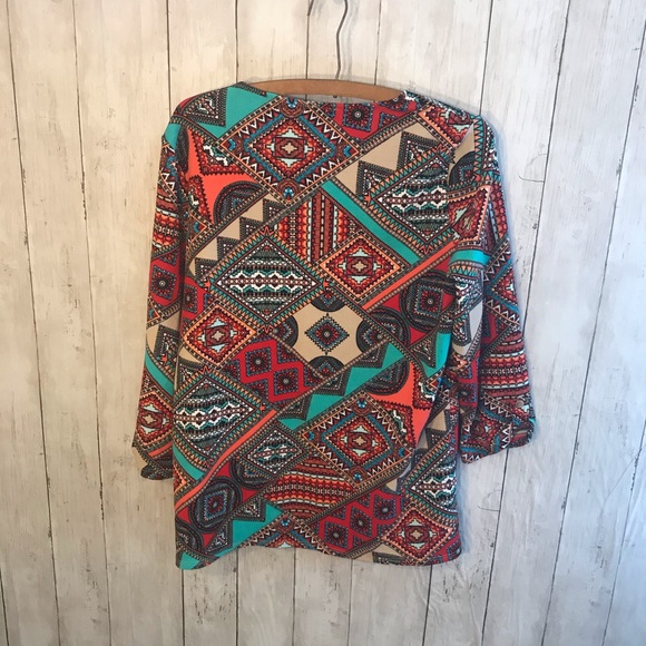 Claudia Ev Colorful Cover Up Size Petite Small - Picture 5 of 7